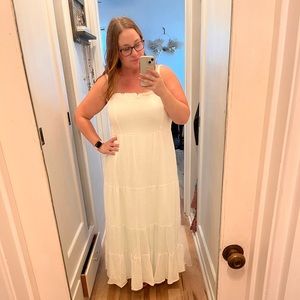 NWT Knox Rose Maxi Dress White XXL